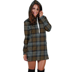 BlackWatch Weathered Tartan Plaid Hoodie Dress