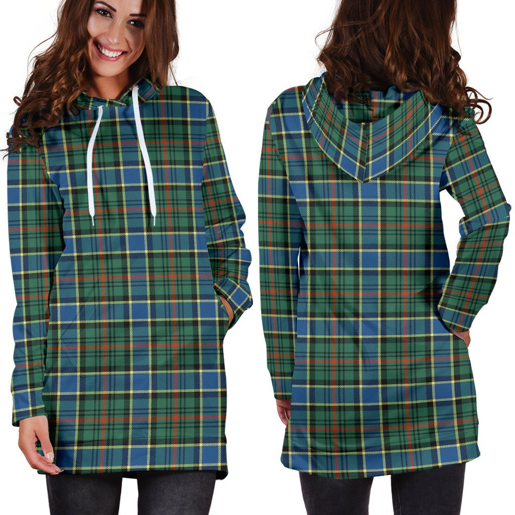 Ogilvie Hunting Ancient Tartan Plaid Hoodie Dress