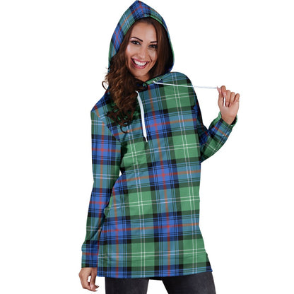 Sutherland Old Ancient Tartan Plaid Hoodie Dress