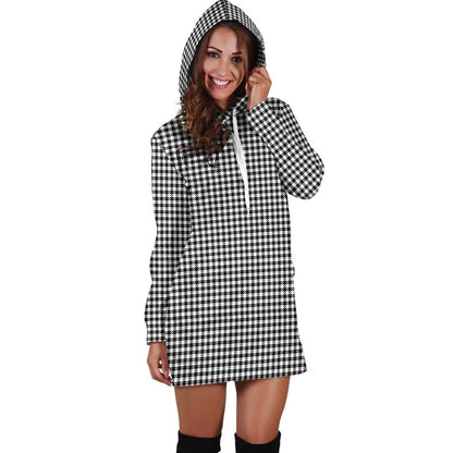 Shepherd Tartan Plaid Hoodie Dress