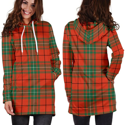 MacAulay Ancient Tartan Plaid Hoodie Dress