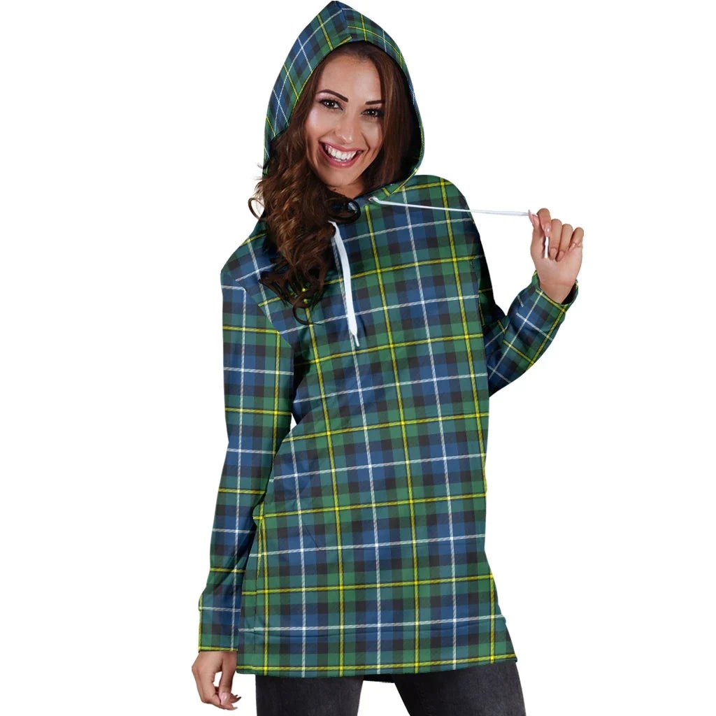 MacNeill of Barra Ancient Tartan Plaid Hoodie Dress