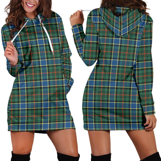 Ogilvie Hunting Ancient Tartan Plaid Hoodie Dress