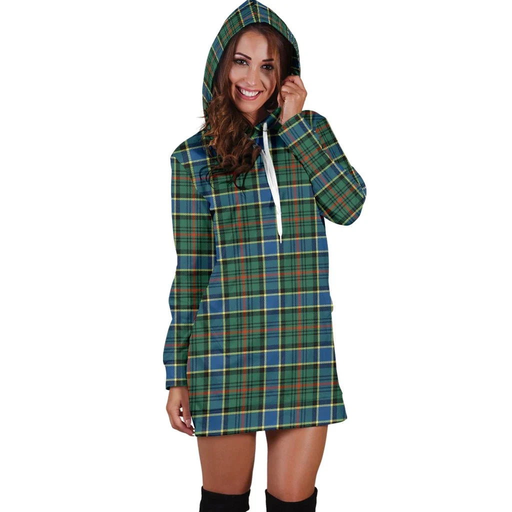 Ogilvie Hunting Ancient Tartan Plaid Hoodie Dress