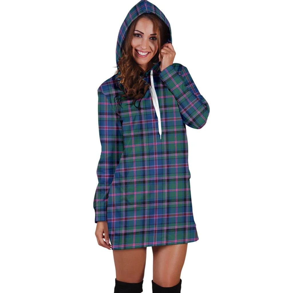 Cooper Ancient Tartan Plaid Hoodie Dress