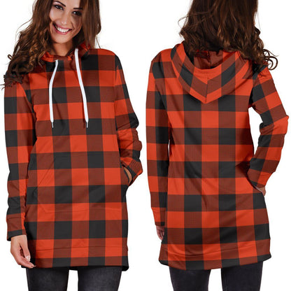 Rob Roy MacGregor Ancient Tartan Plaid Hoodie Dress