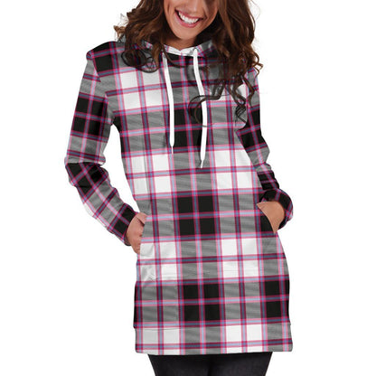 MacPherson Hunting Modern Tartan Plaid Hoodie Dress