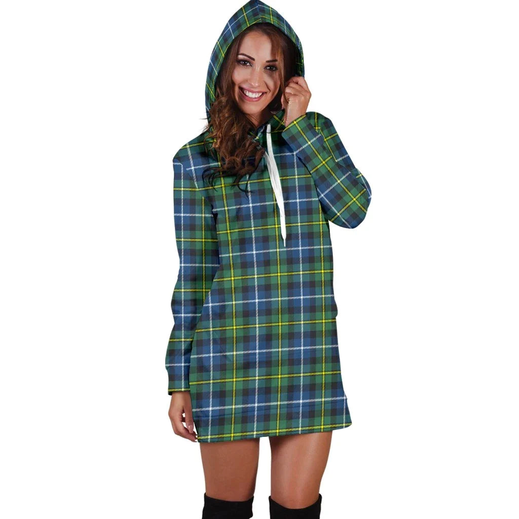 MacNeill of Barra Ancient Tartan Plaid Hoodie Dress