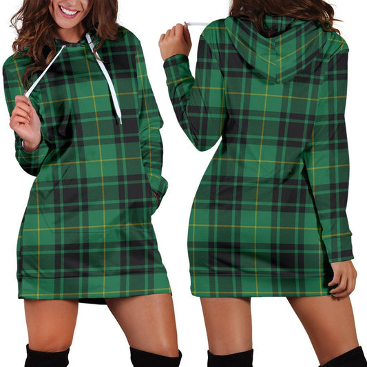 MacArthur Ancient Tartan Plaid Hoodie Dress