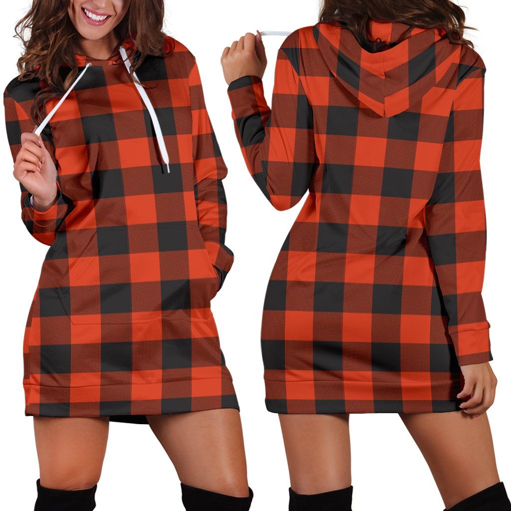 Rob Roy MacGregor Ancient Tartan Plaid Hoodie Dress