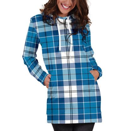 Roberton Tartan Plaid Hoodie Dress