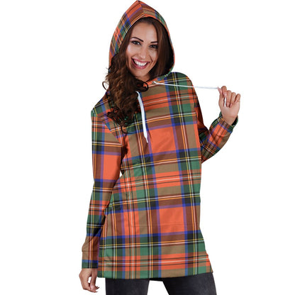 Stewart Royal Ancient Tartan Plaid Hoodie Dress