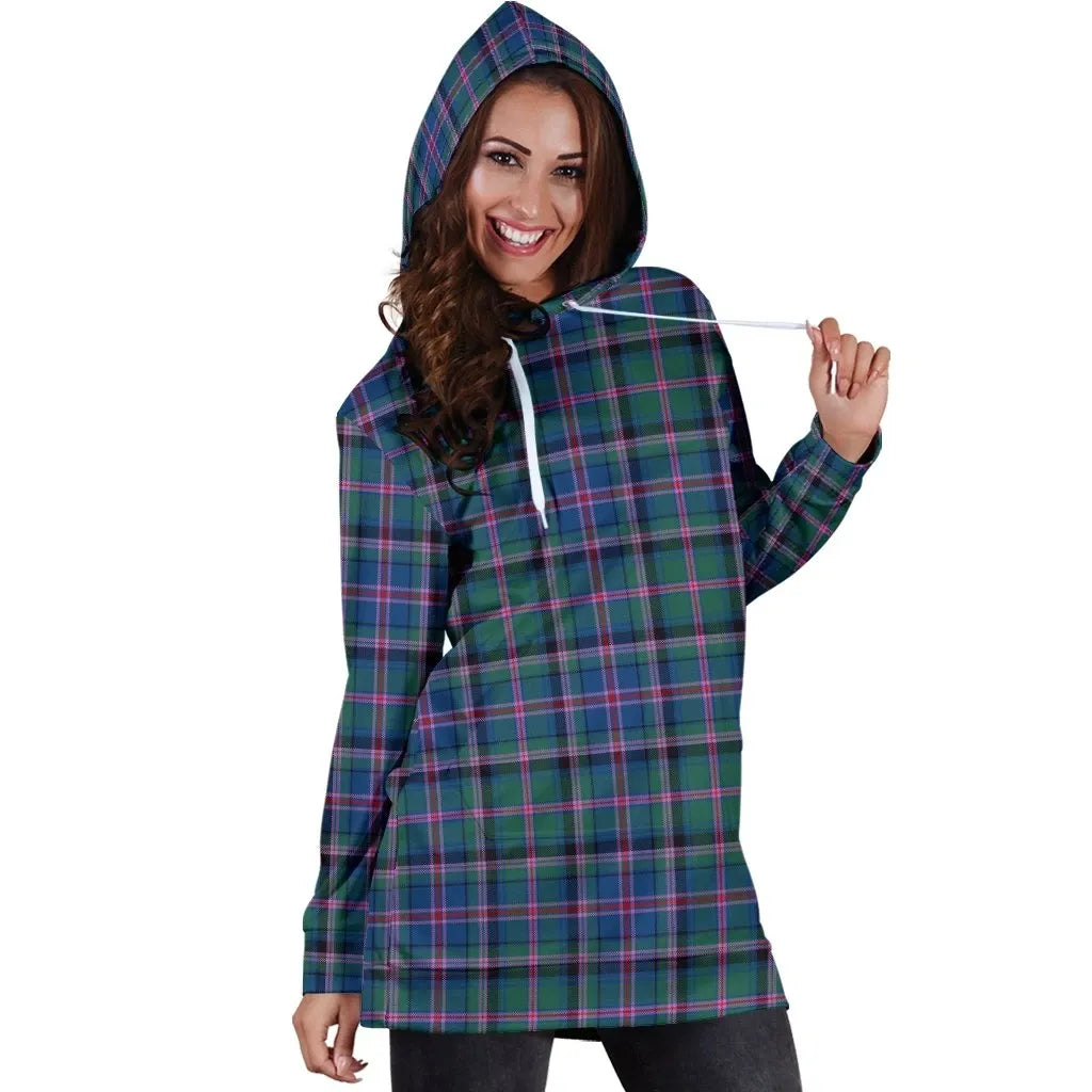 Cooper Ancient Tartan Plaid Hoodie Dress