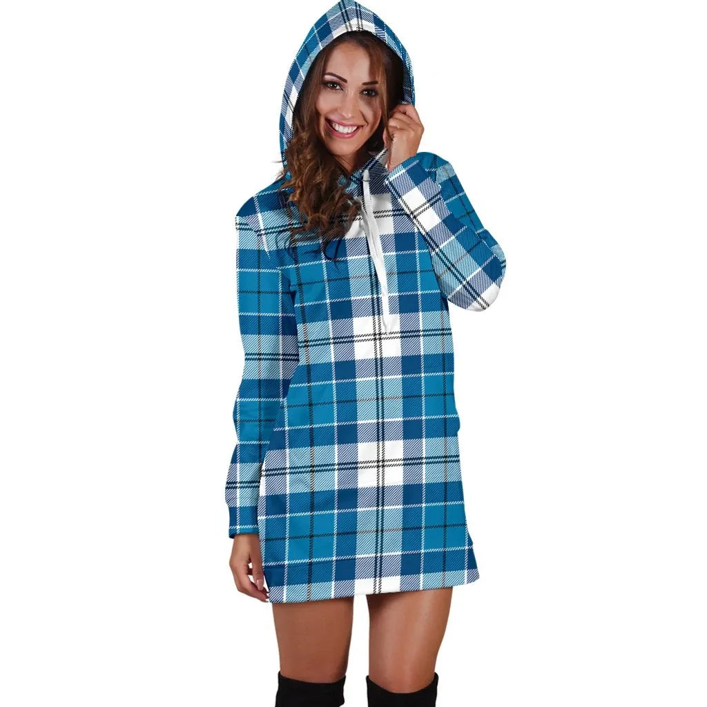 Roberton Tartan Plaid Hoodie Dress