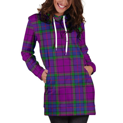 Wardlaw Modern Tartan Plaid Hoodie Dress