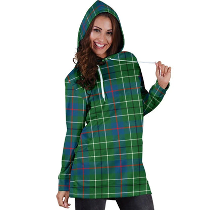 Duncan Ancient Tartan Plaid Hoodie Dress