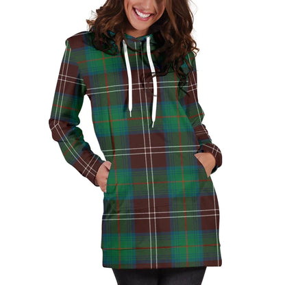 Chisholm Hunting Ancient Tartan Plaid Hoodie Dress