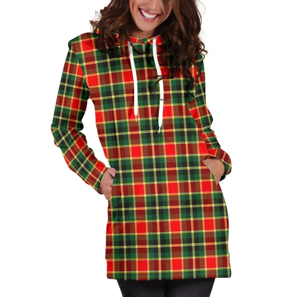 MacLachlan Hunting Modern Tartan Plaid Hoodie Dress