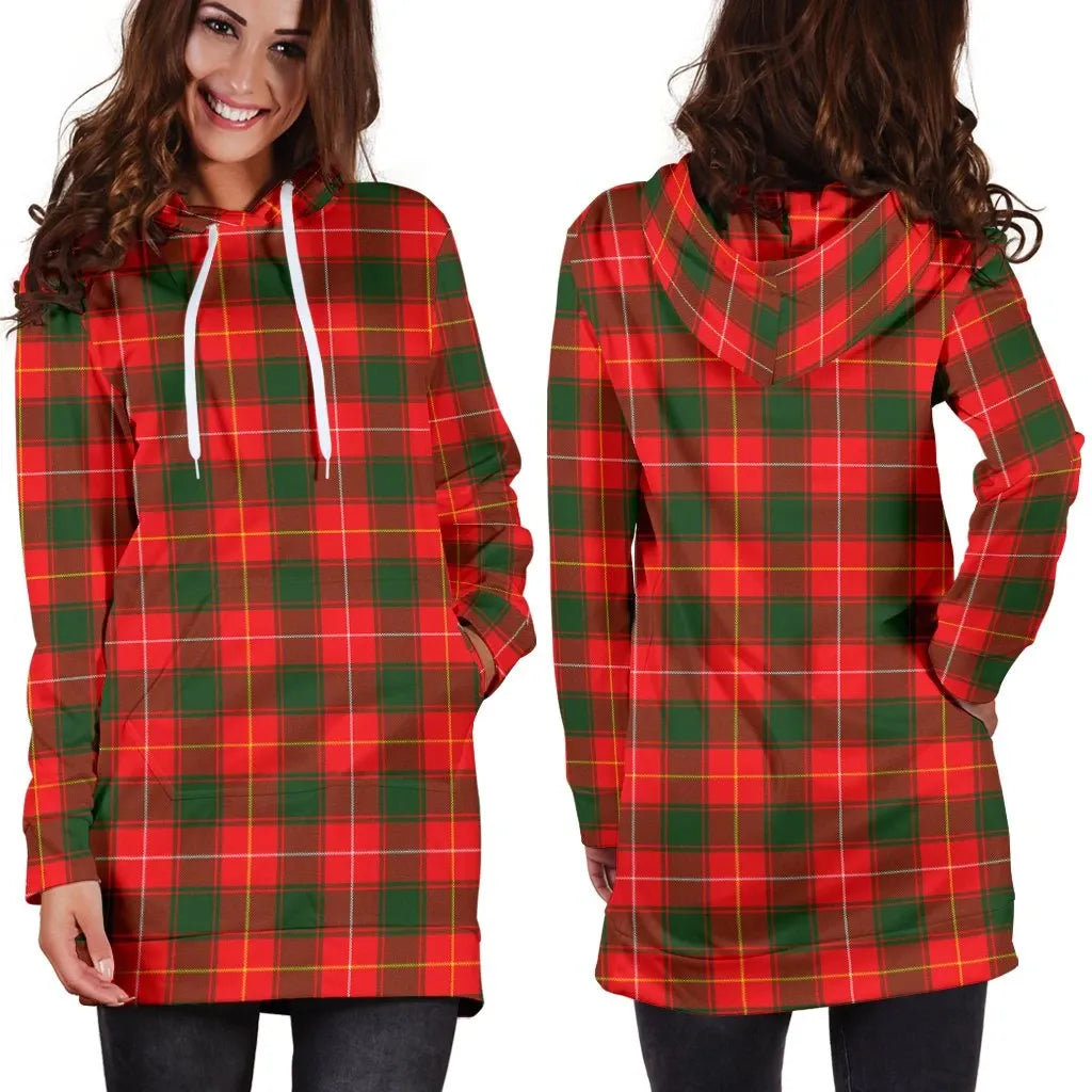 MacFie Tartan Plaid Hoodie Dress