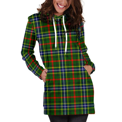 Bisset Tartan Plaid Hoodie Dress