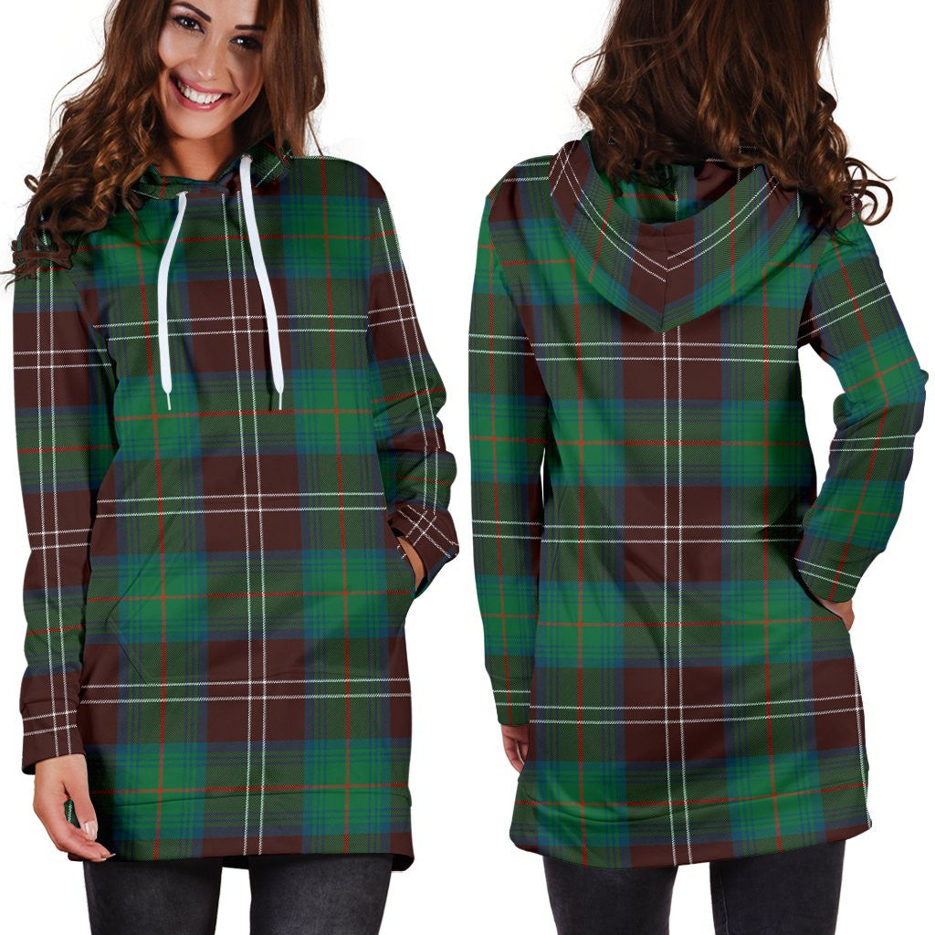 Chisholm Hunting Ancient Tartan Plaid Hoodie Dress