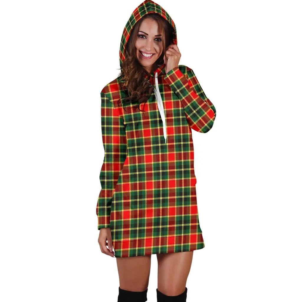 MacLachlan Hunting Modern Tartan Plaid Hoodie Dress