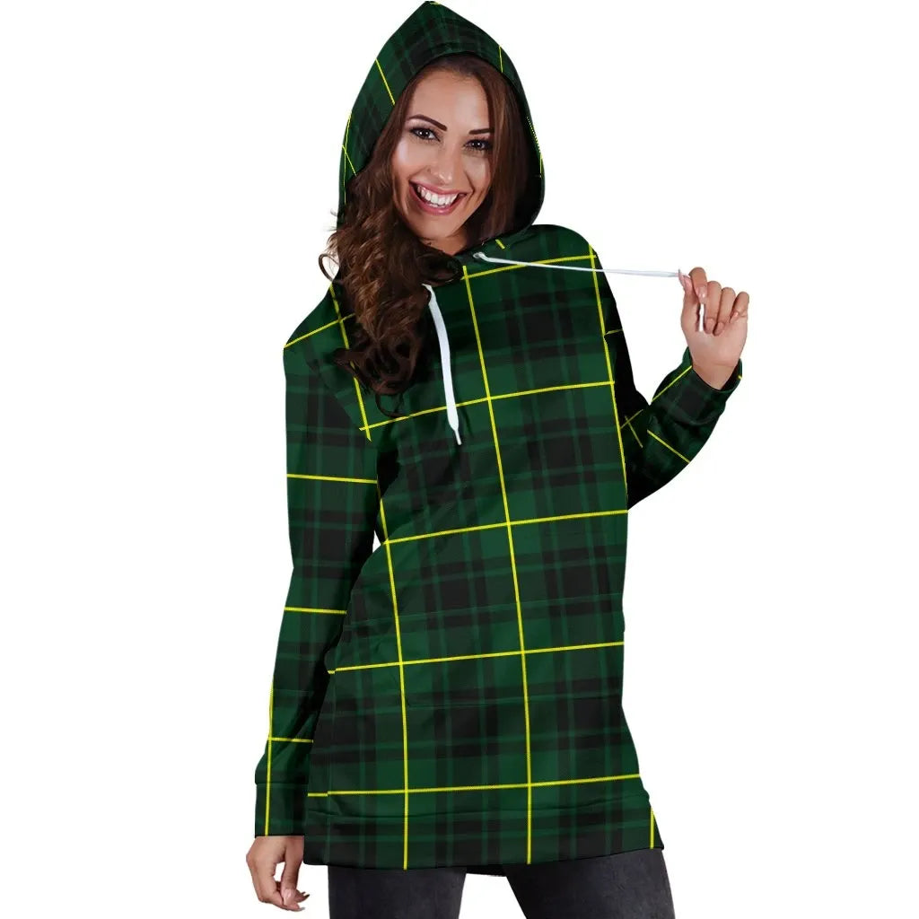 MacArthur Modern Tartan Plaid Hoodie Dress