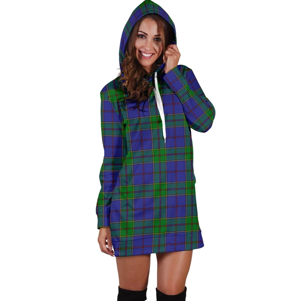 Strachan Tartan Plaid Hoodie Dress