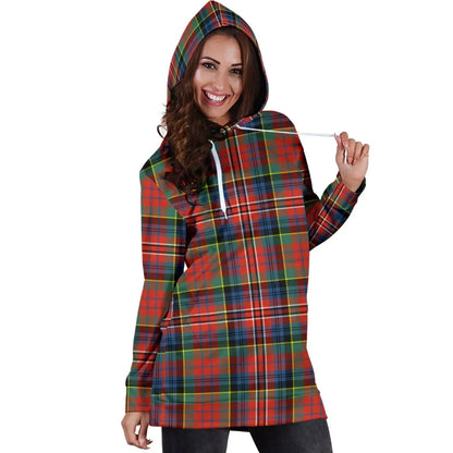 MacPherson Ancient Tartan Plaid Hoodie Dress