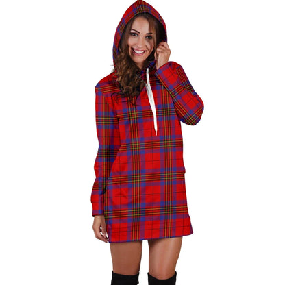 Leslie Modern Tartan Plaid Hoodie Dress