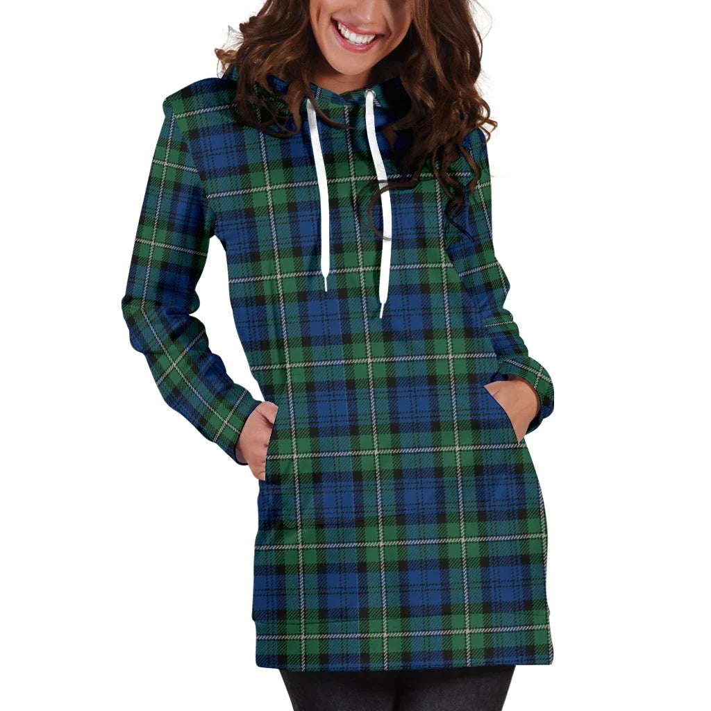 Forbes Ancient Tartan Plaid Hoodie Dress