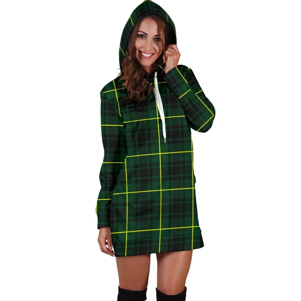 MacArthur Modern Tartan Plaid Hoodie Dress