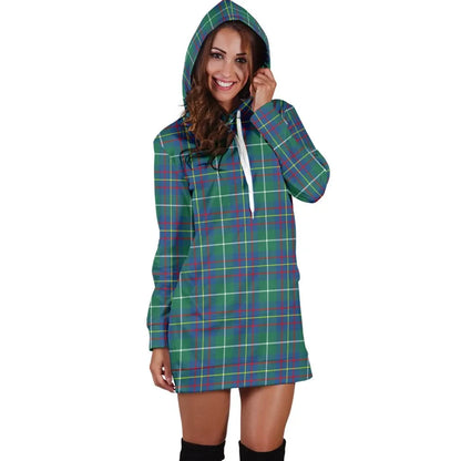 Inglis Ancient Tartan Plaid Hoodie Dress