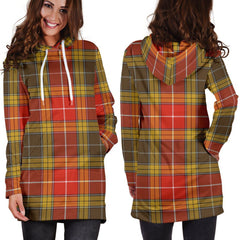 Buchanan Old Set Weathered Tartan Plaid Hoodie Dress