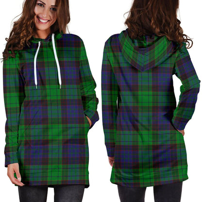 Stewart Old Modern Tartan Plaid Hoodie Dress