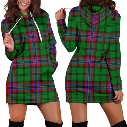 McGeachie Tartan Plaid Hoodie Dress