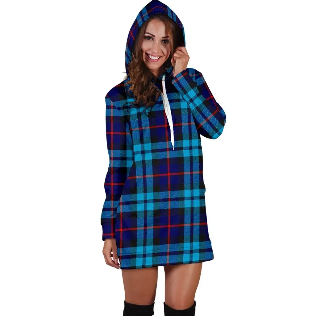 McCorquodale Tartan Plaid Hoodie Dress