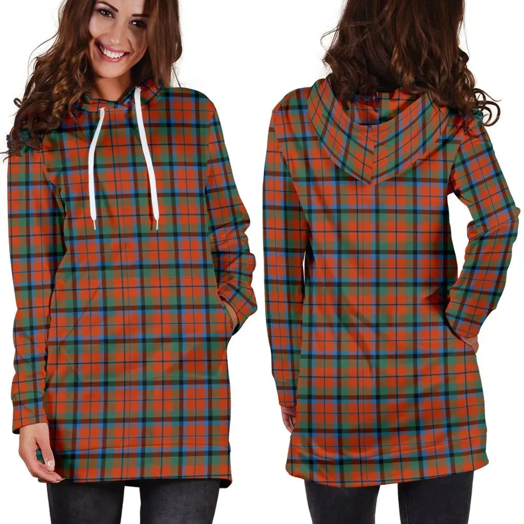 MacNaughton Ancient Tartan Plaid Hoodie Dress