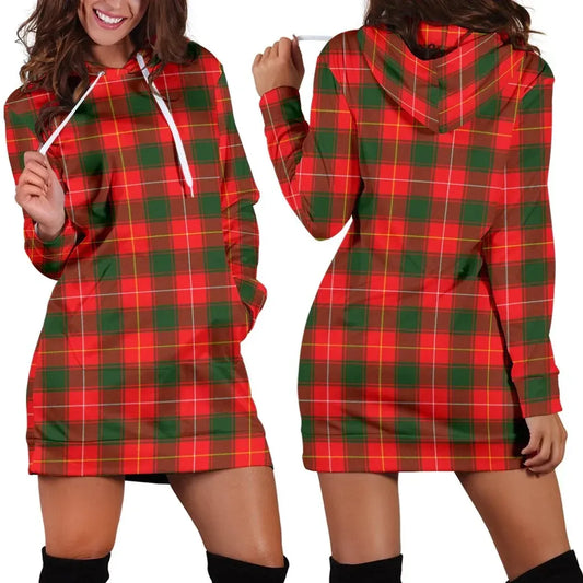 MacFie Tartan Plaid Hoodie Dress