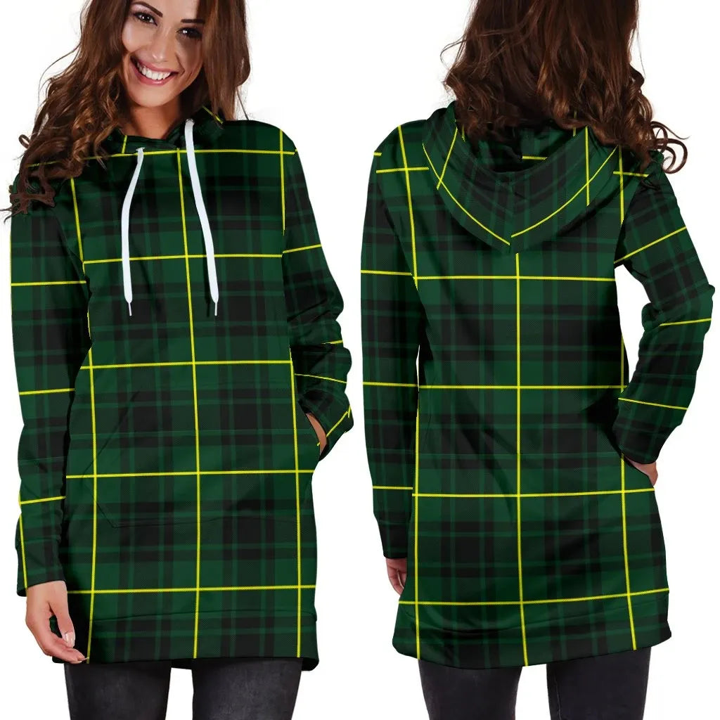 MacArthur Modern Tartan Plaid Hoodie Dress