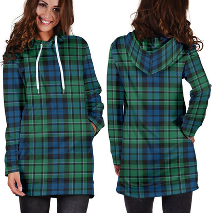 MacCallum Ancient Tartan Plaid Hoodie Dress