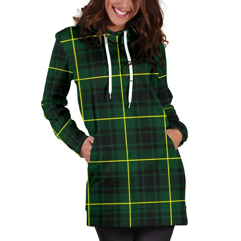 MacArthur Modern Tartan Plaid Hoodie Dress