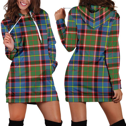 Stirling & Bannockburn District Tartan Plaid Hoodie Dress