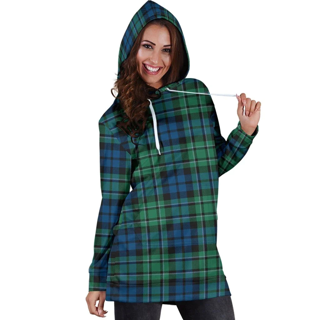 MacCallum Ancient Tartan Plaid Hoodie Dress