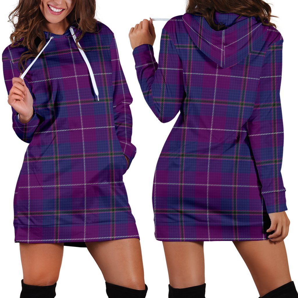 Pride of Glencoe Tartan Plaid Hoodie Dress