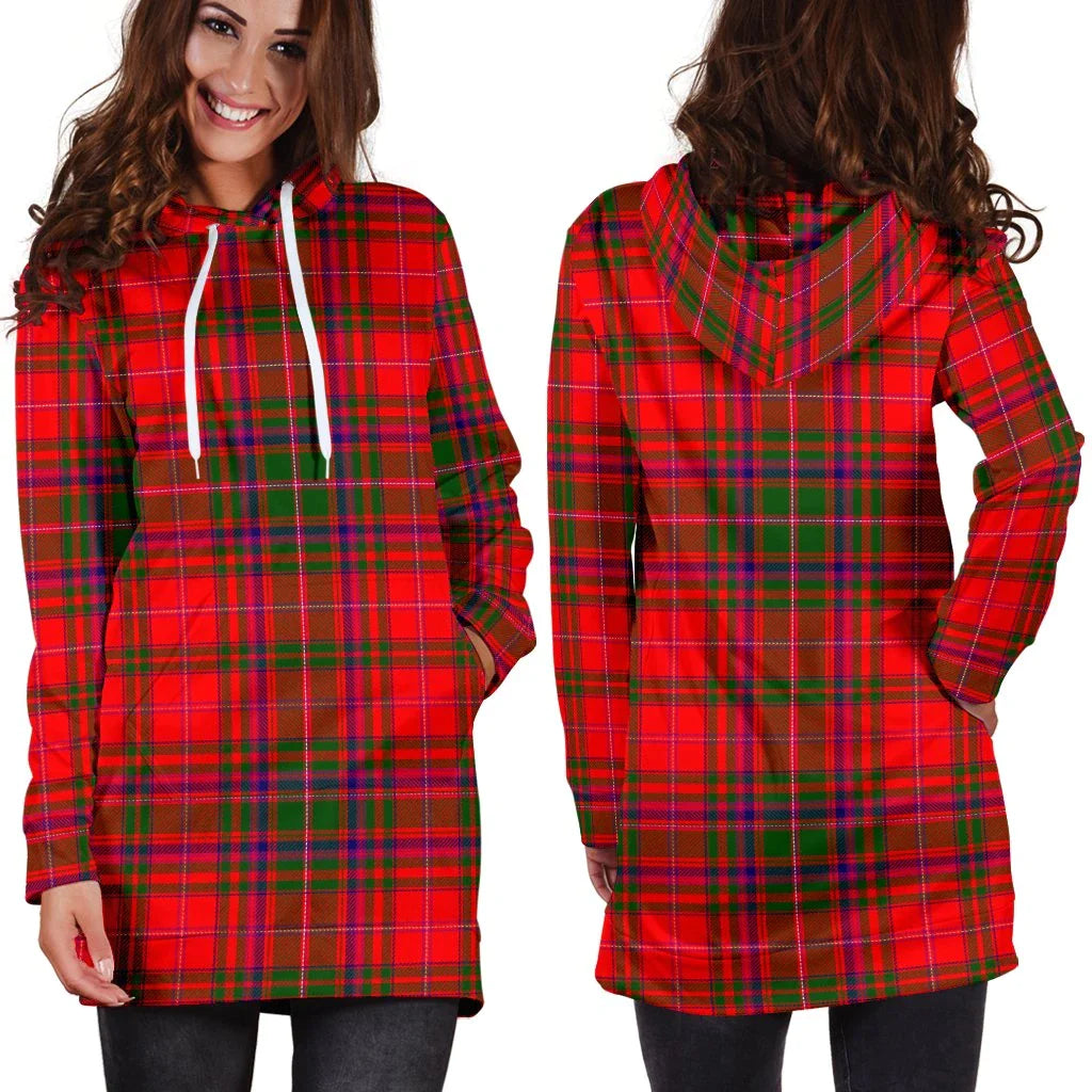 MacDougall Modern Tartan Plaid Hoodie Dress