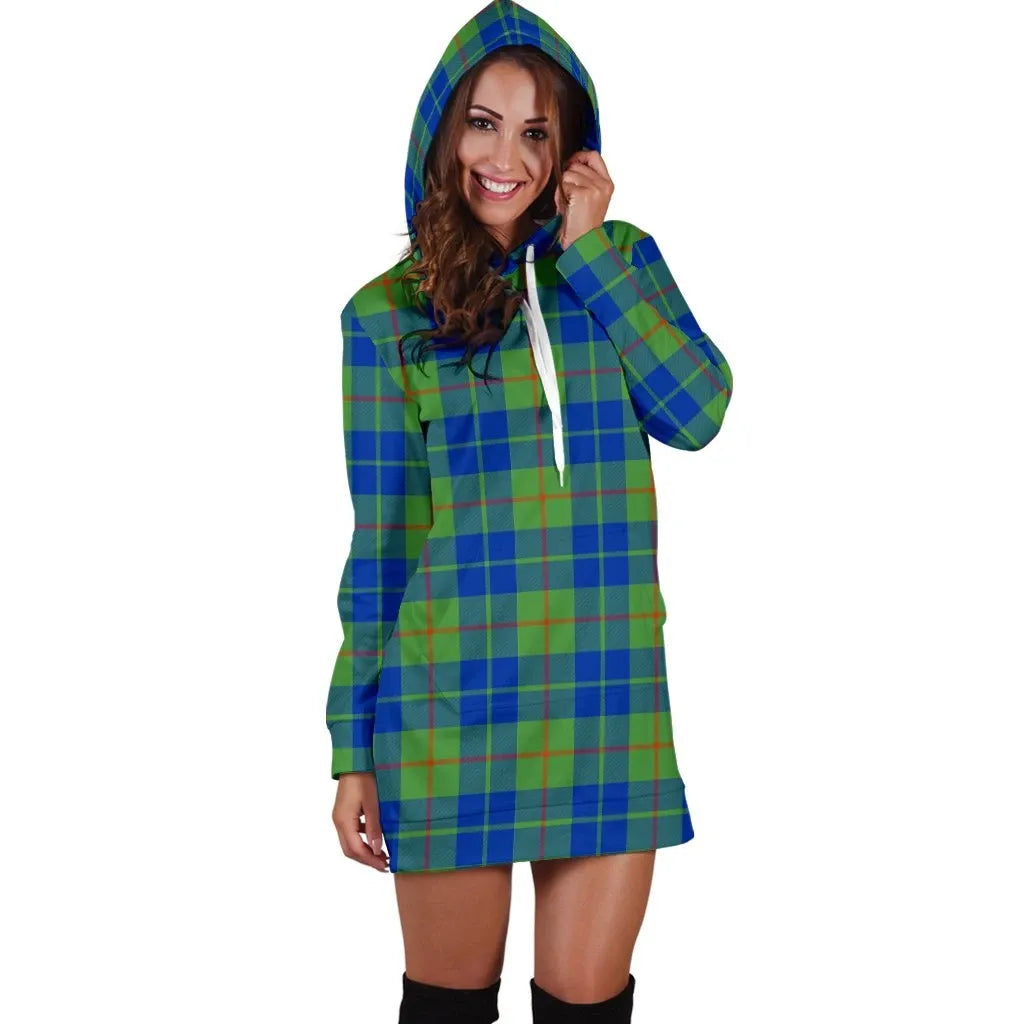 Barclay Hunting Ancient Tartan Plaid Hoodie Dress