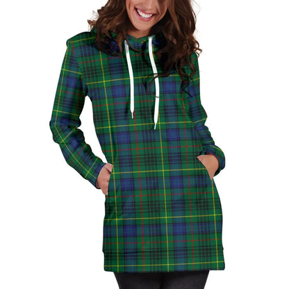 Stewart Hunting Modern Tartan Plaid Hoodie Dress