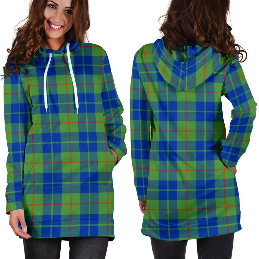 Barclay Hunting Ancient Tartan Plaid Hoodie Dress