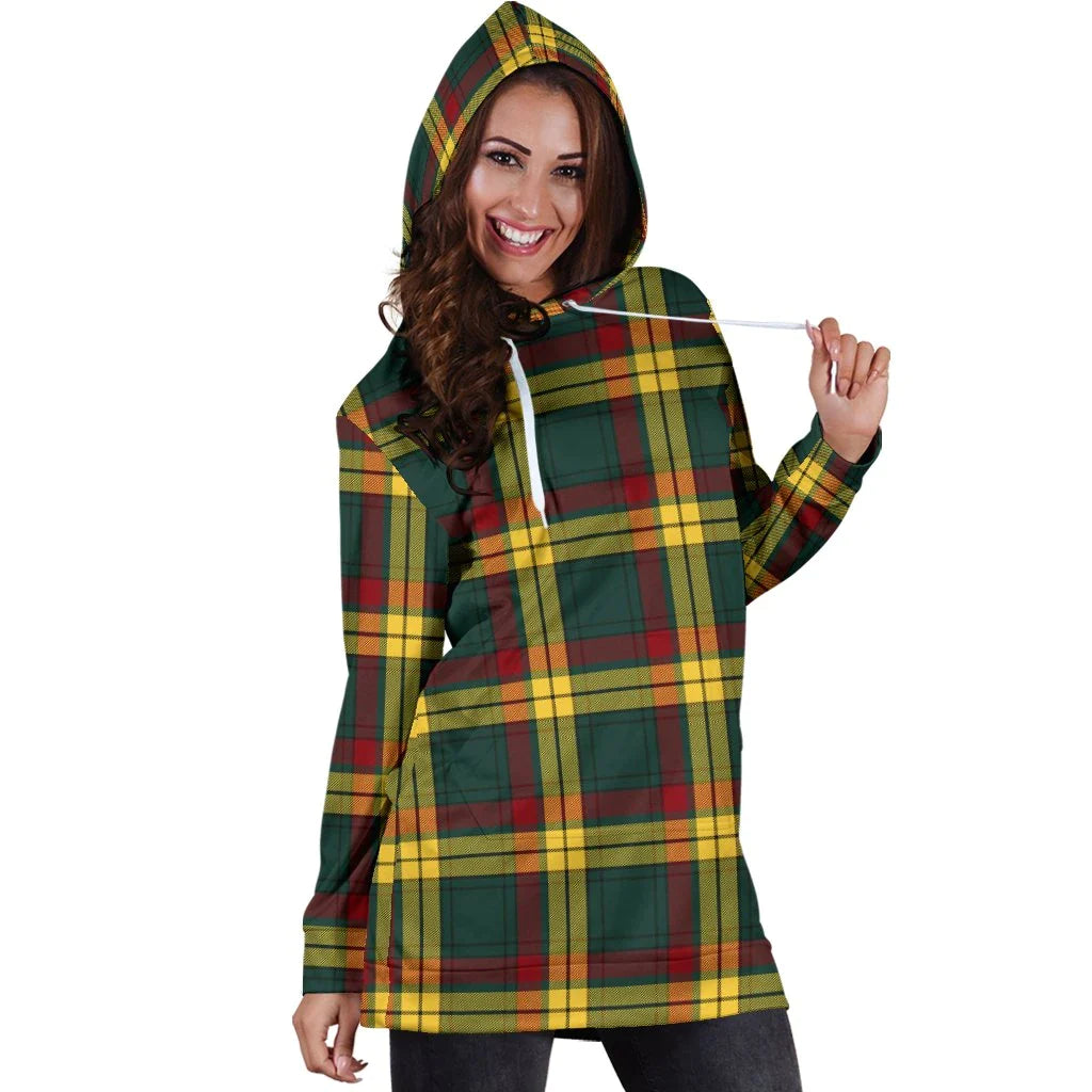 MacMillan Old Modern Tartan Plaid Hoodie Dress